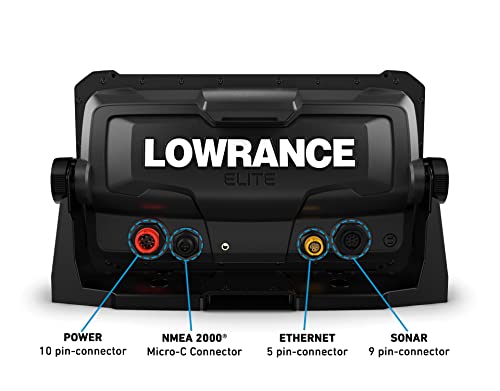 Lowrance Elite FS Fishfinder/Chartplotter, Available with and Without Transducer