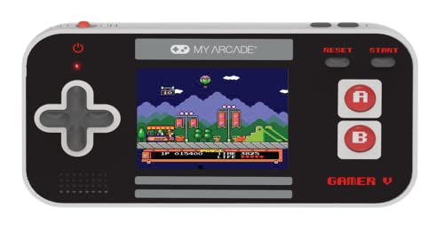 My Arcade Go Gamer Classic-Purple: Portable Electronic Game Console with 300 Games, Full Color 2.5