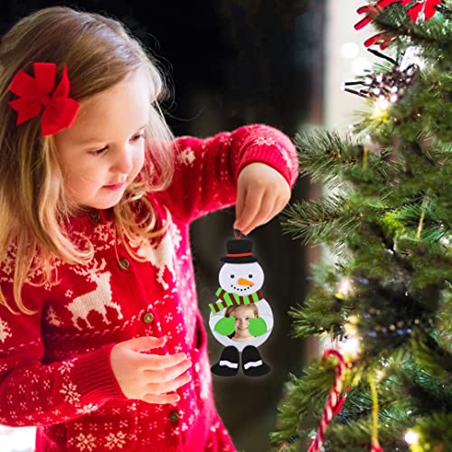 4E's Novelty Foam Kids Christmas Picture Frame Ornament Craft (12 Pack) Bulk Christmas Crafts for Kids Ages 4-8, 8-12 & Toddlers DIY Party Acitvity