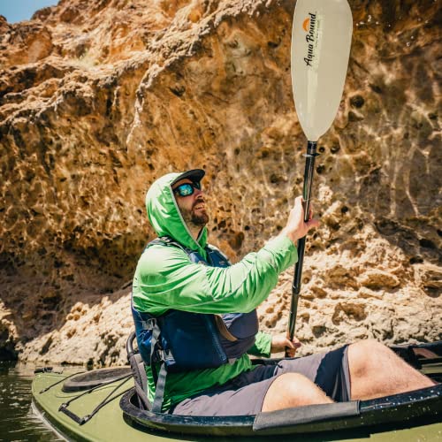 AQUA BOUND Sting Ray Hybrid Kayak Paddle - Carbon Shaft/Composite Blade