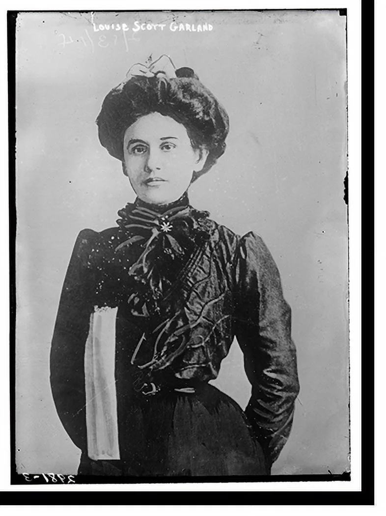 Historic Framed Print, Louise Scott Garland, 17-7/8