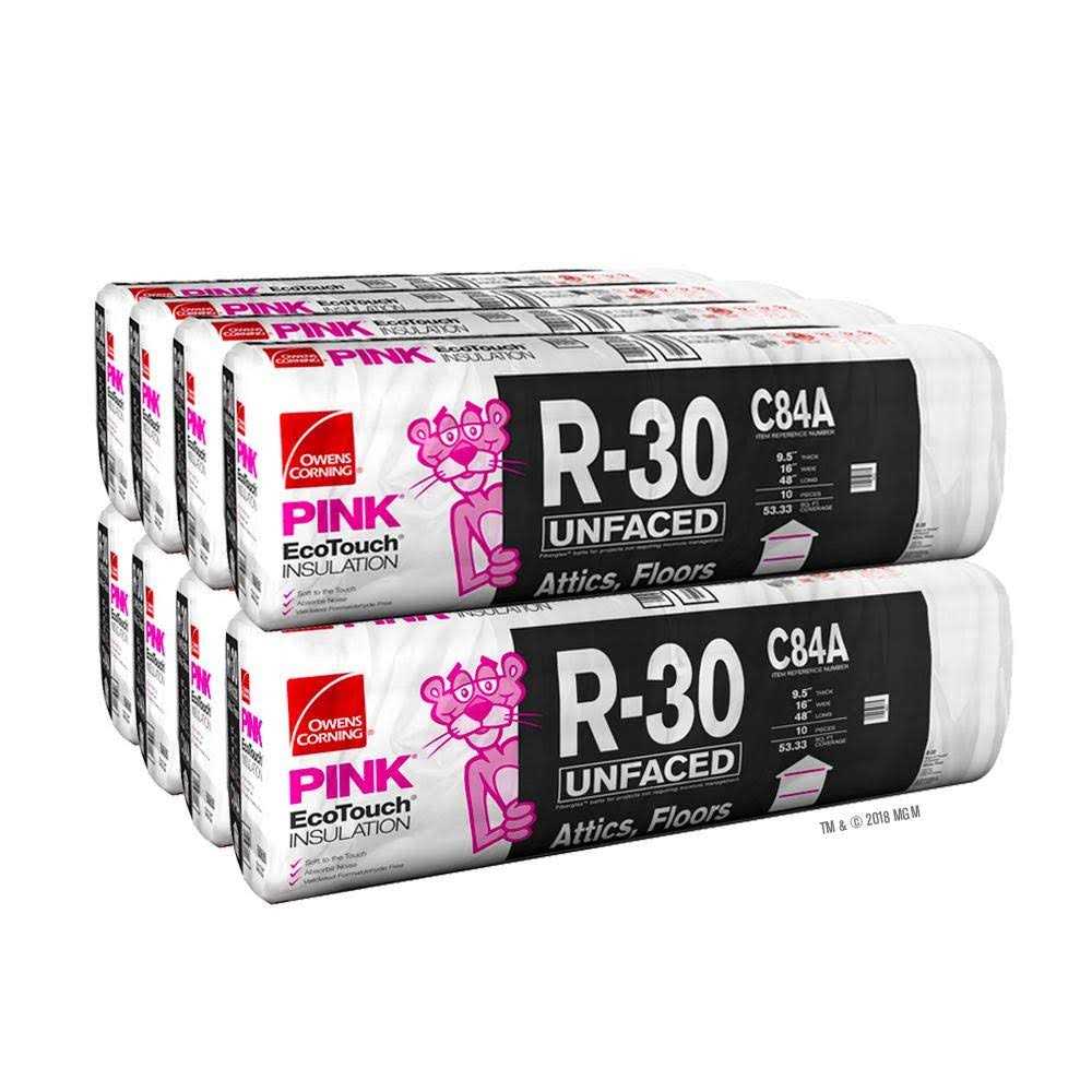 Owens Corning R-30 Fiberglass Insulation Batt 24 in. x 48