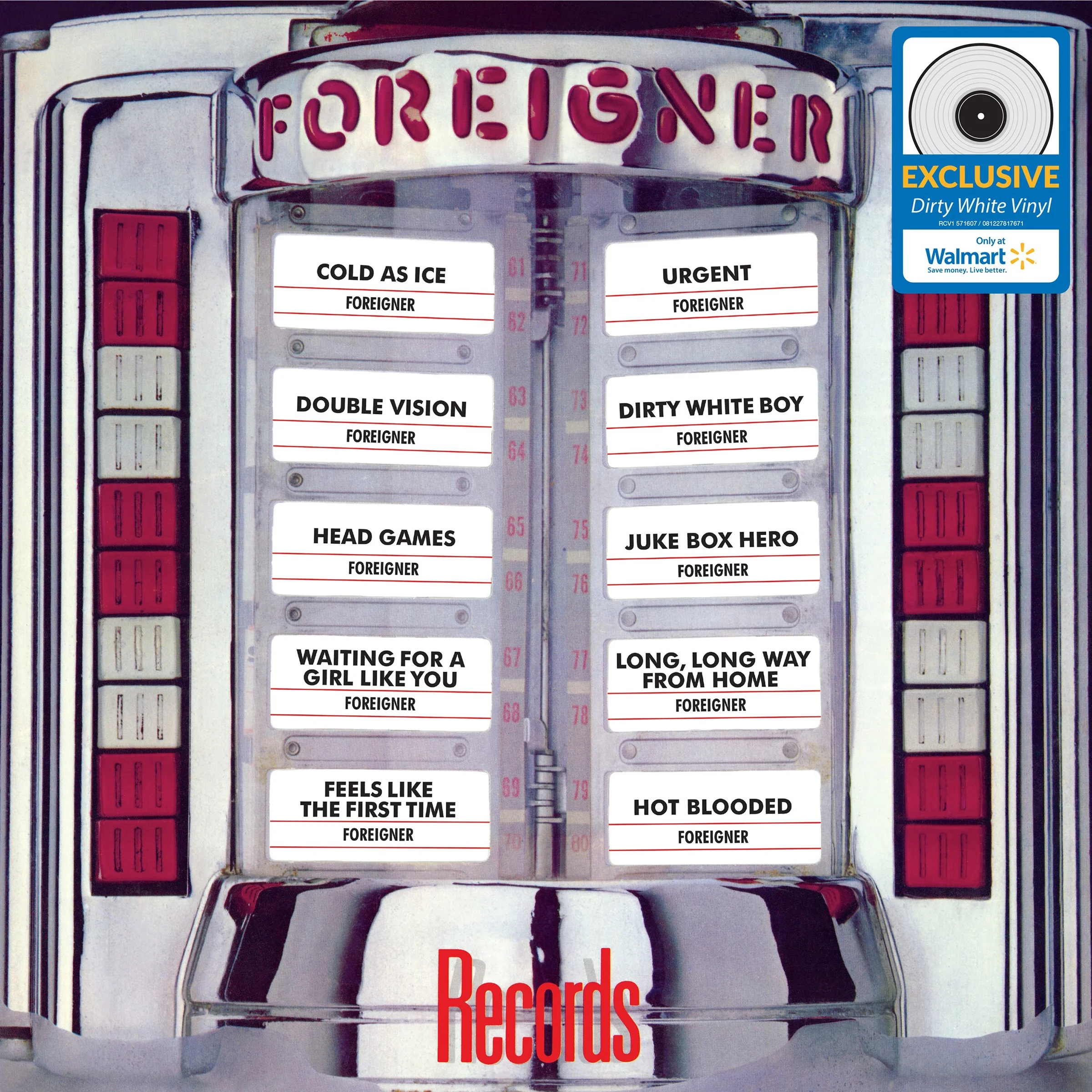 Foreigner - Records - Walmart Exclusive 'Dirty White' Vinyl - Rock LP