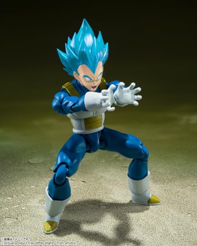 TAMASHII NATIONS - Dragon Ball Super - SSGSS Vegeta -Unwavering Saiyan Pride- S.H.Figuarts Action Figure