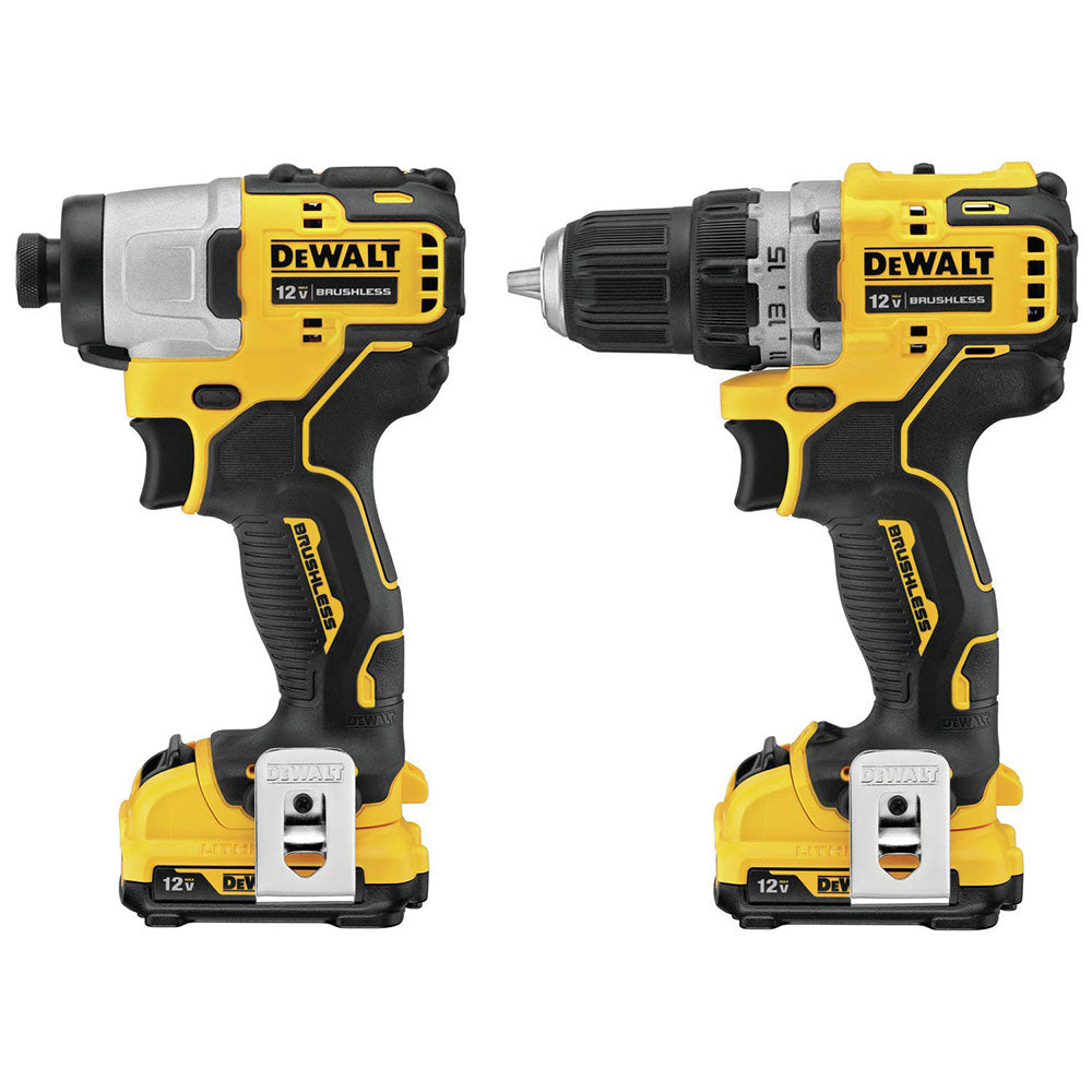 DeWalt DCK221F2 XTREME 12V MAX Brushless Cordless Drill & Impact Driver Combo Kit