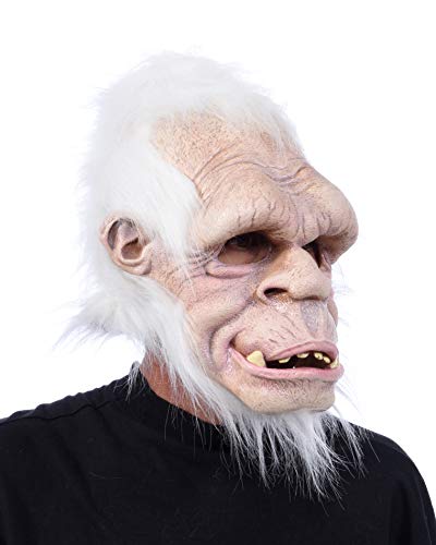 Zagone Studios Yeti Latex Mask, Friendly Abominable Snow Monster