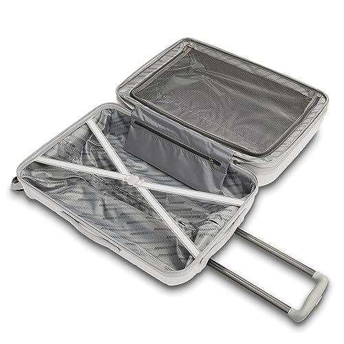 American Tourister Stratum 2.0 Expandable Hardside Luggage with Spinner Wheels, Purple Haze, Carry-on