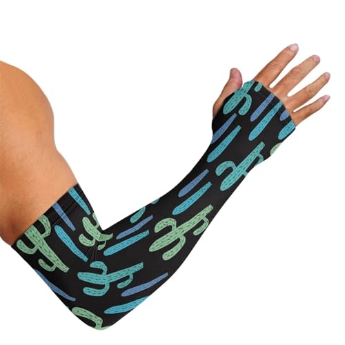 Annejudy Sun Protection Arm Sleeves for Men Women Gardening Cooling Sleeves Outdoor Sports Protective Sleeve Guard