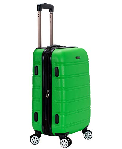 Rockland Melbourne Hardside Expandable Luggage with Spinner Wheels, 2TONENAVY, 2 Piece (20/28)