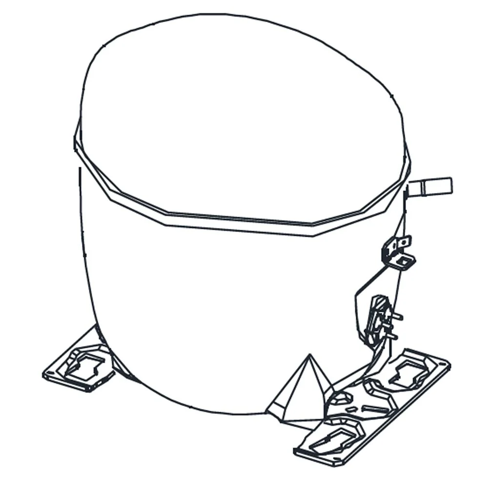 Daewoo 60110-0024700-00 Refrigerator Compressor Genuine Original Equipment Manufacturer (OEM) Part