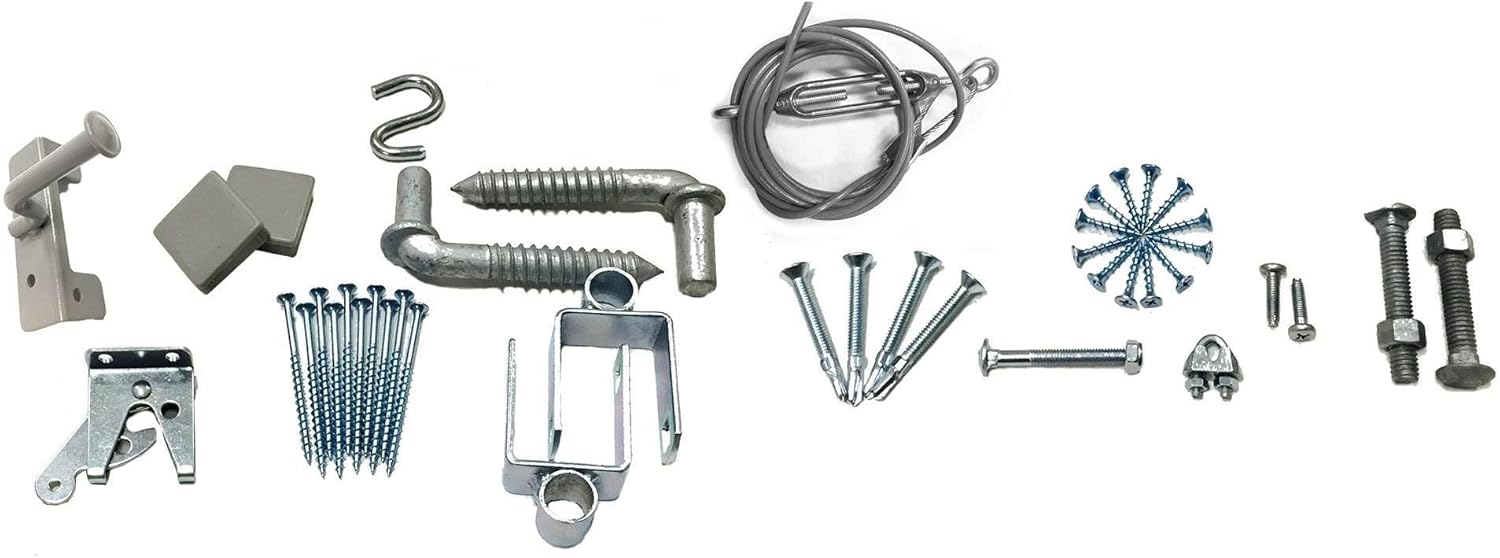 Steel Frame Gate Building Kit, 36-72 Inch Wide Opening (6 Pack)