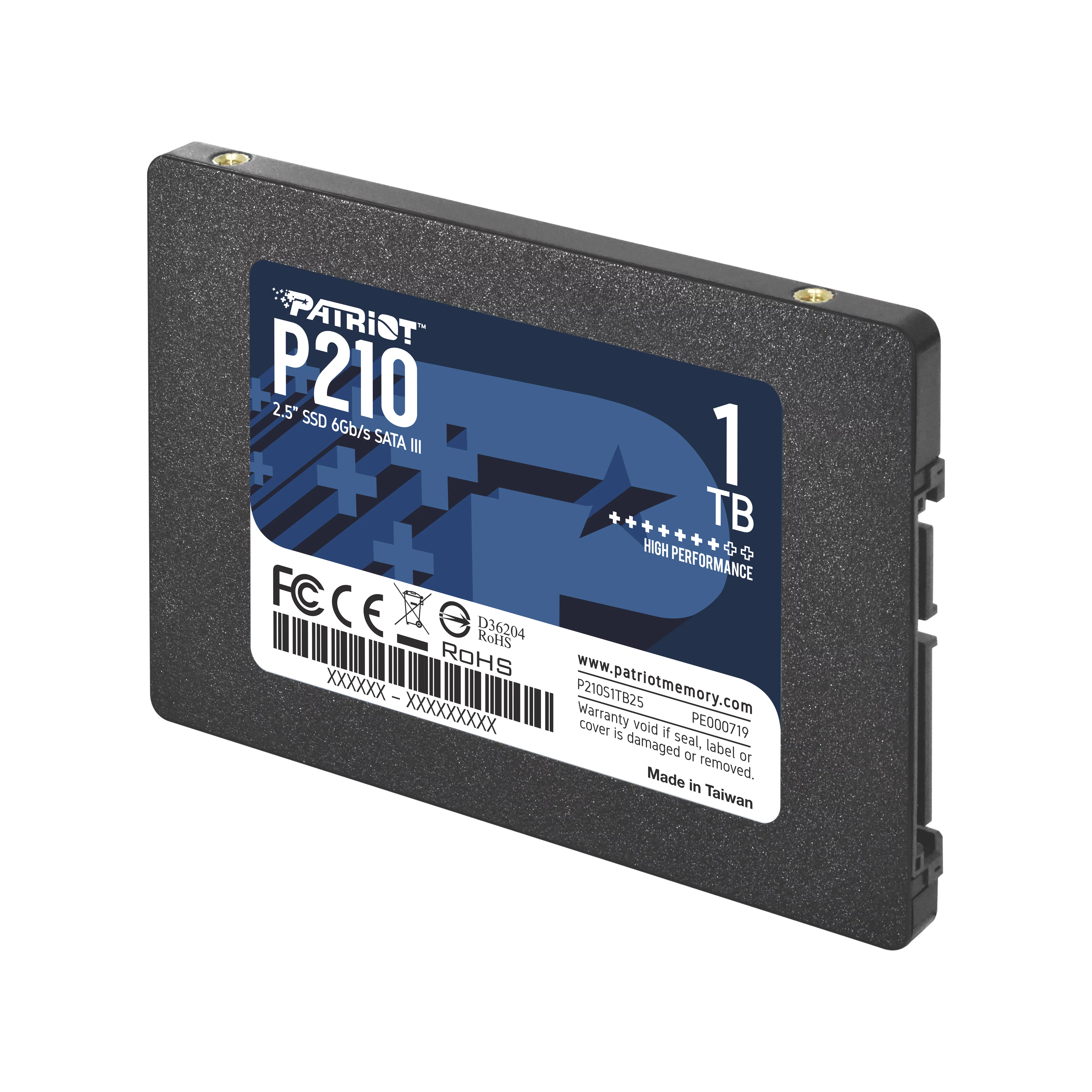 Patriot P210 1TB Internal SSD - SATA 3 2.5