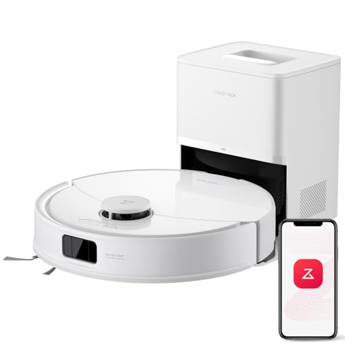 roborock Q8 Max Robot Vacuum and Mop Cleaner, DuoRoller Brush, 5500Pa Strong Suction, Lidar Navigation, Obstacle Avoidance, Multi-Level Mapping, Perfect for Pet Hair