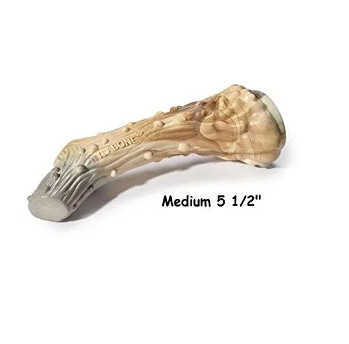 Nylon DuraChew Venison Flavored Antler Shaped Extra Tough Strong Dog Chew Toys(Medium 5 1/2