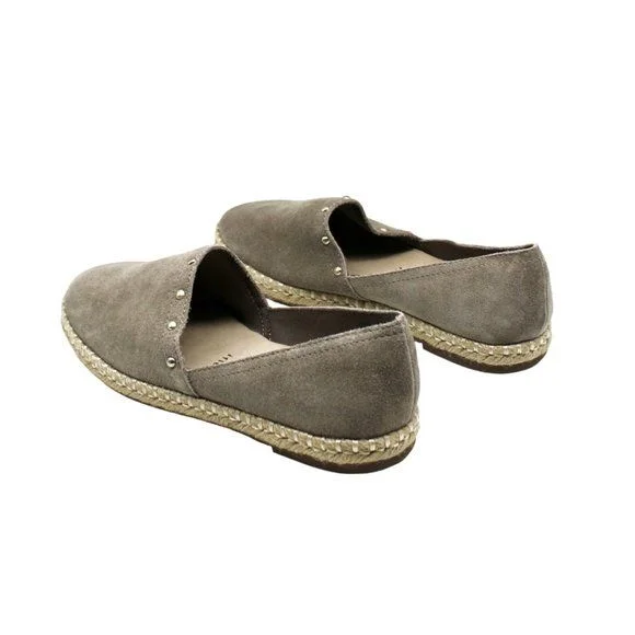 Anne Klein Womens Kaily Espadrille Flats DARK BEIGE