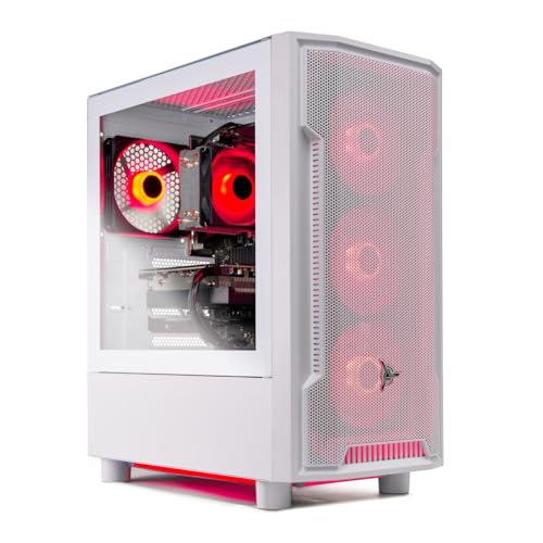 Skytech Archangel Gaming PC Desktop, Intel i5 13400F 2.5 GHz (4.6GHz Turbo Boost), NVIDIA RTX 4060 8GB GDDR6, 2TB SSD, 32GB DDR5 RAM 5200 RGB, 650W Gold PSU, Wi-Fi, Win 11 Home