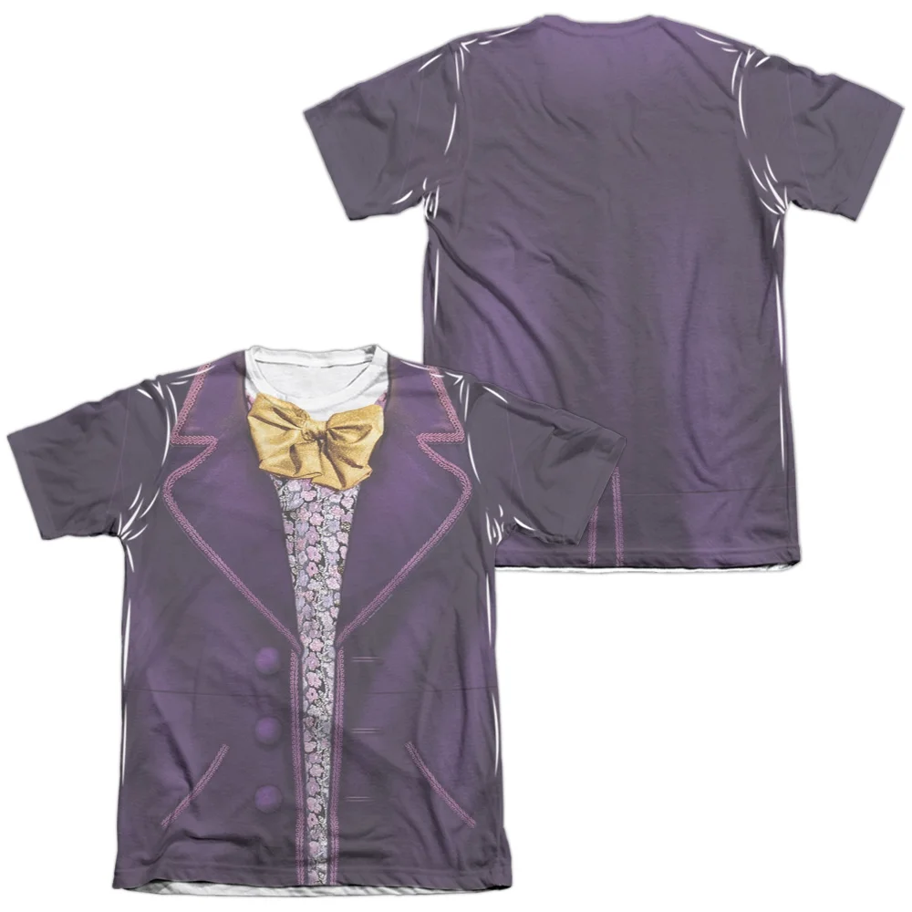 Willy Wonka And The Chocolate Factory - Wonka Costume (Front/Back Print) - Short Sleeve Shirt - Small