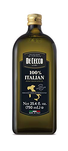 De Cecco Extra Virgin Olive Oil, Classico, Cold Extraction, Great for Cooking & Smooth Taste, 101.4 Fl Oz