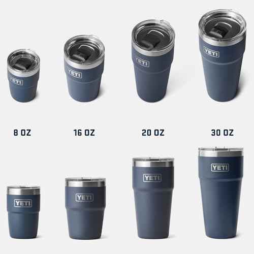 YETI Rambler 20 oz Stackable Tumbler, Stainless Steel, Vacuum Insulated with MagSlider Lid