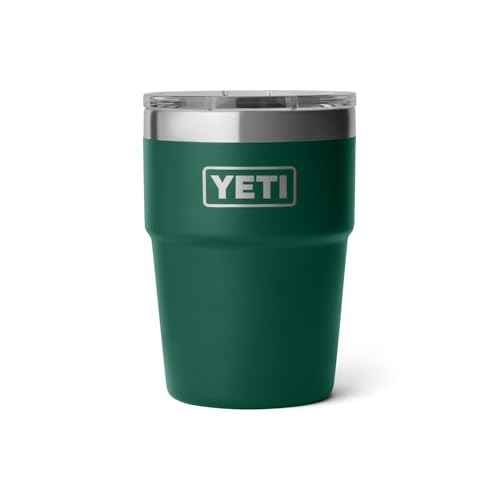 YETI Rambler 16 oz Stackable Tumbler, Vacuum Insulated, Stainless Steel with MagSlider Lid