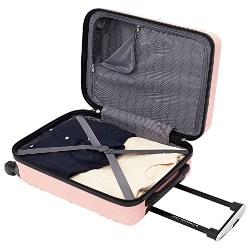 Travelers Club Richmond Spinner Luggage, Charcoal, Carry-On 22-Inch