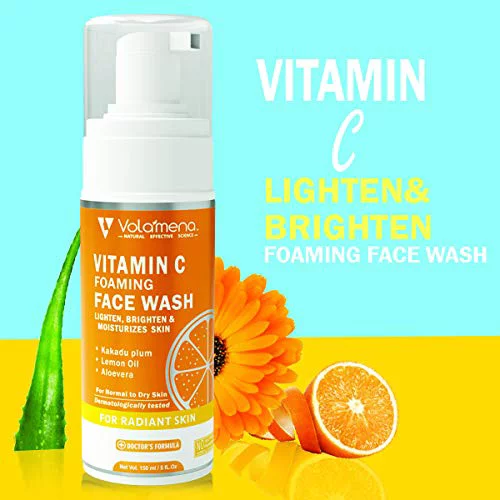 Volamena Vitamin C Lighten & Brighten Foaming Face wash