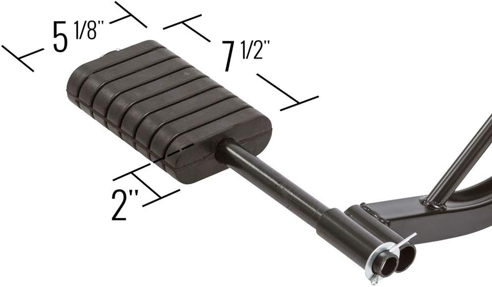 Black Ice SNO-1509 Snowmobile Dolly Cart, Hoist & Lift with Large Pneumatic Wheels