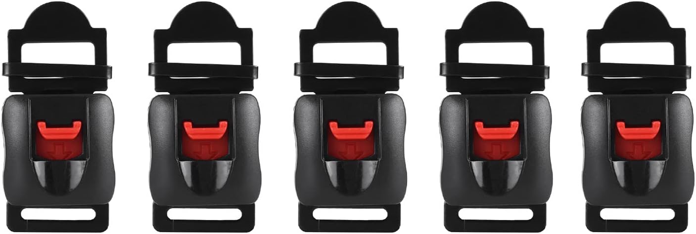 GOTOTOP Motorcycle Helmet Buckle, 5pcs Motorcycle Helmets Speed Clip Chin Strap Quick Release Disconnect Buckle