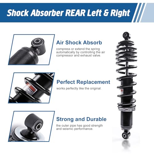 UTV Rear Gas Strut Monotube Shocks Absorber Compatible with Polaris Ranger Crew XP 900 2013-2019 Ranger XP 1000 2017 2018 Ranger Crew Diesel 2015-2018 Ranger 570 2015 2016 7043753 2 pcs