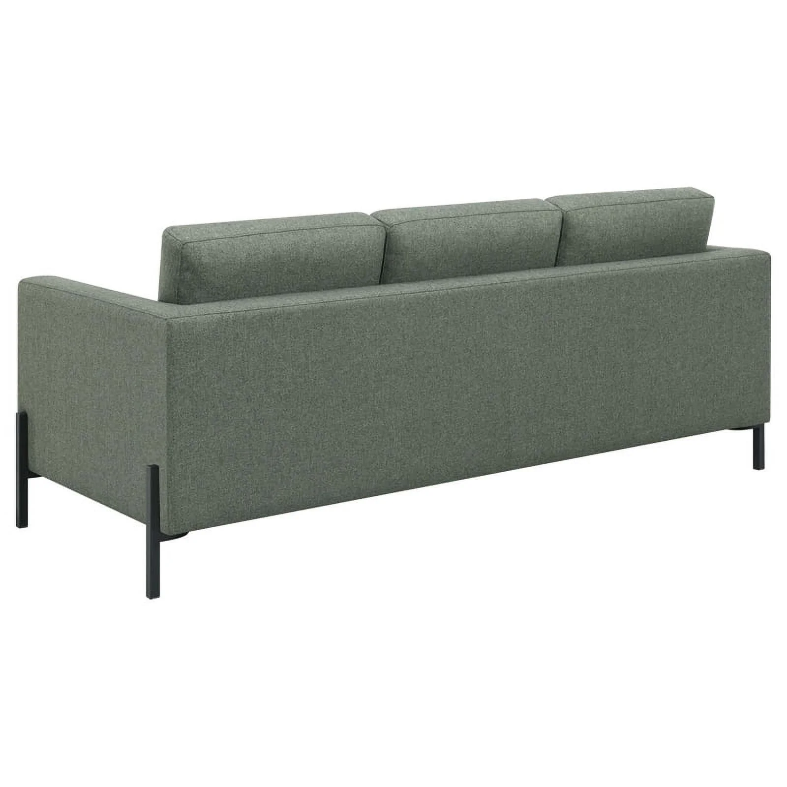 Pemberly Row 2-Piece Upholstered Fabric Sofa Set with Track Arms in Sage