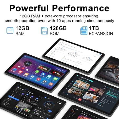 2025 Android 15 tablet,11-inch,Android tablet: Face unlock, 6+6GB+128GB+1TB expandable, octa-core processor, 8000mAh battery with 18W fast charging, WiFi 6.0 + Bluetooth 5.0, includes protective case.