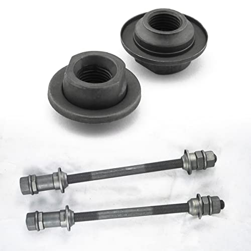 4pcs Bike Bicycle Front/Rear Axle Nuts Hub Nuts Mountain Bike Axle Nut