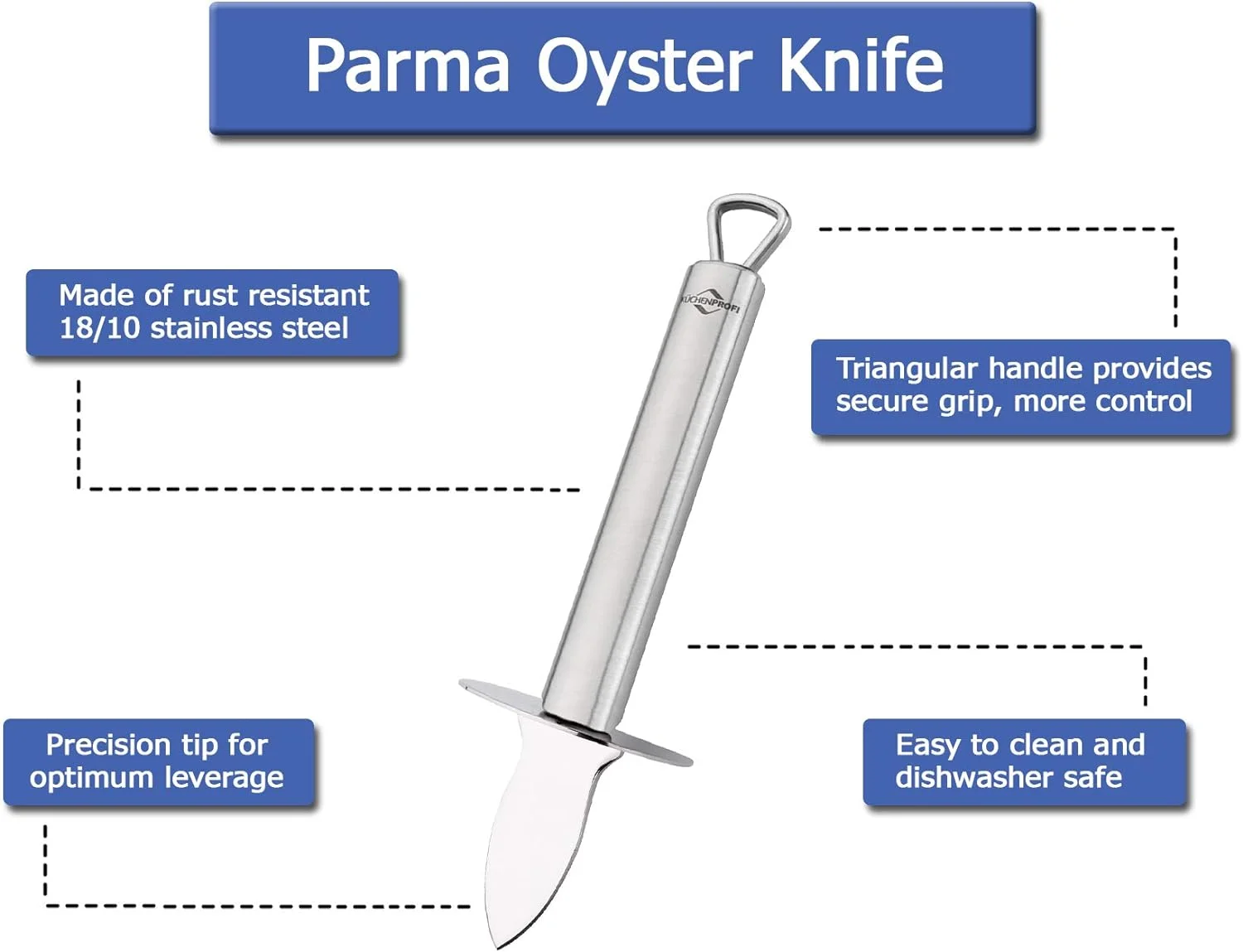 K1210042800 Oyster Knife, 7.5
