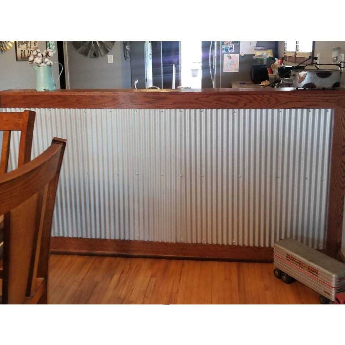 Dakota Tin Corrugated Metal Wainscoting Panels