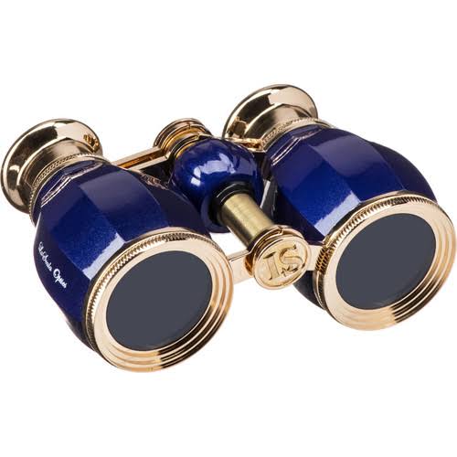 LaScala Optics 4x30 Hamlet Opera Glasses (Blue u0026 Gold) Lsh