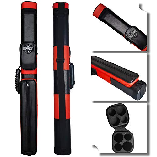 2x2 Hard cue case Square Pool Cue Billiard Stick Carrying Case