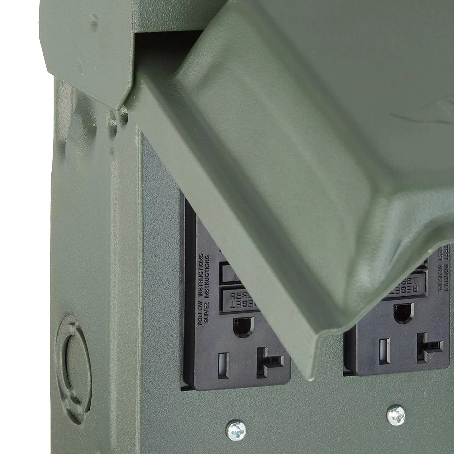 GE ENERGY INDUSTRIAL SOLUTIONS U012010GRP 2GFI Backyard Power Outlet