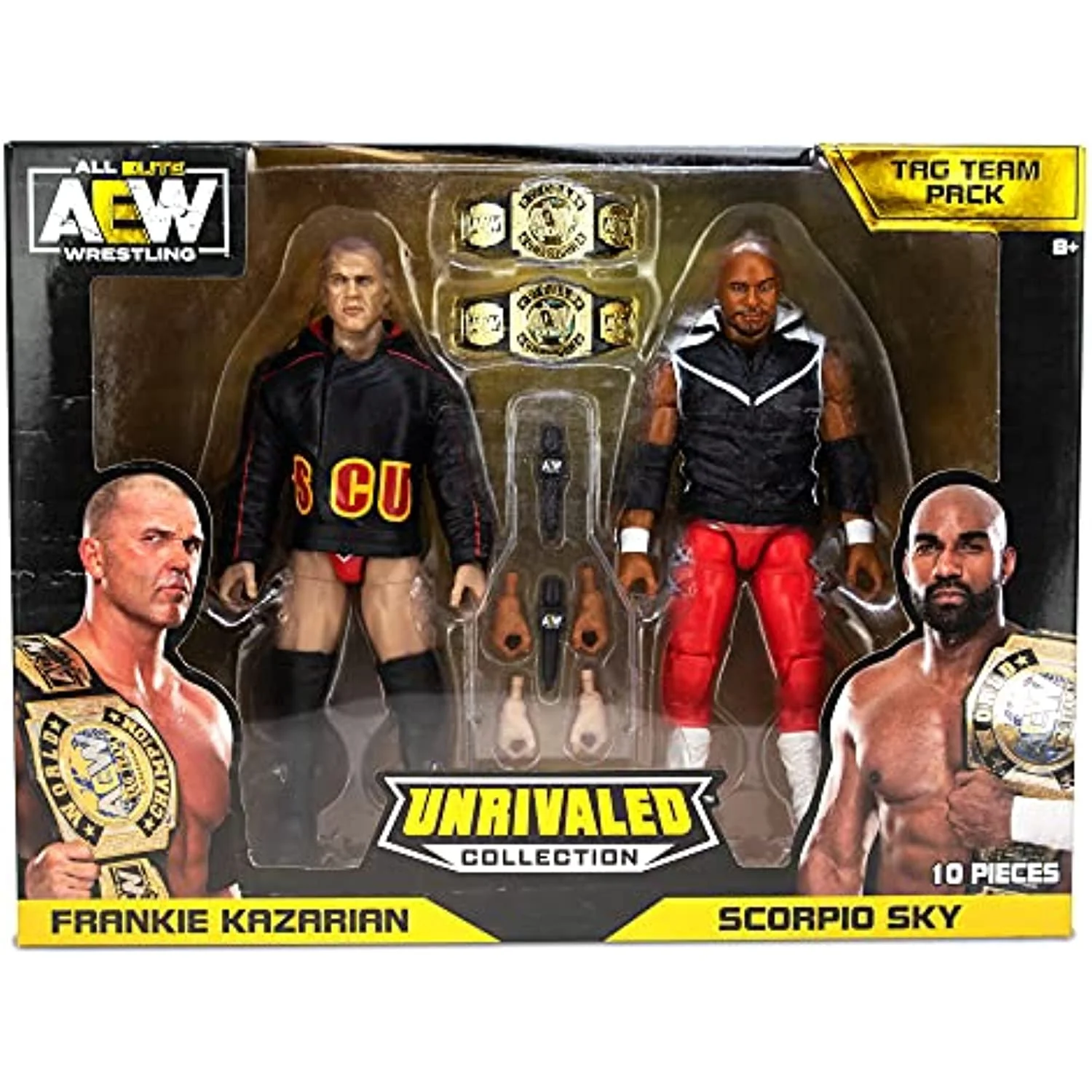 Frankie Kazarian & Scorpio Sky AEW Tag Team Pack Box Set Action Figure