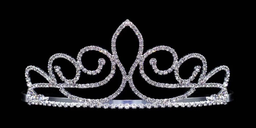 #15465 - Fleur De Swirl Tiara - 2