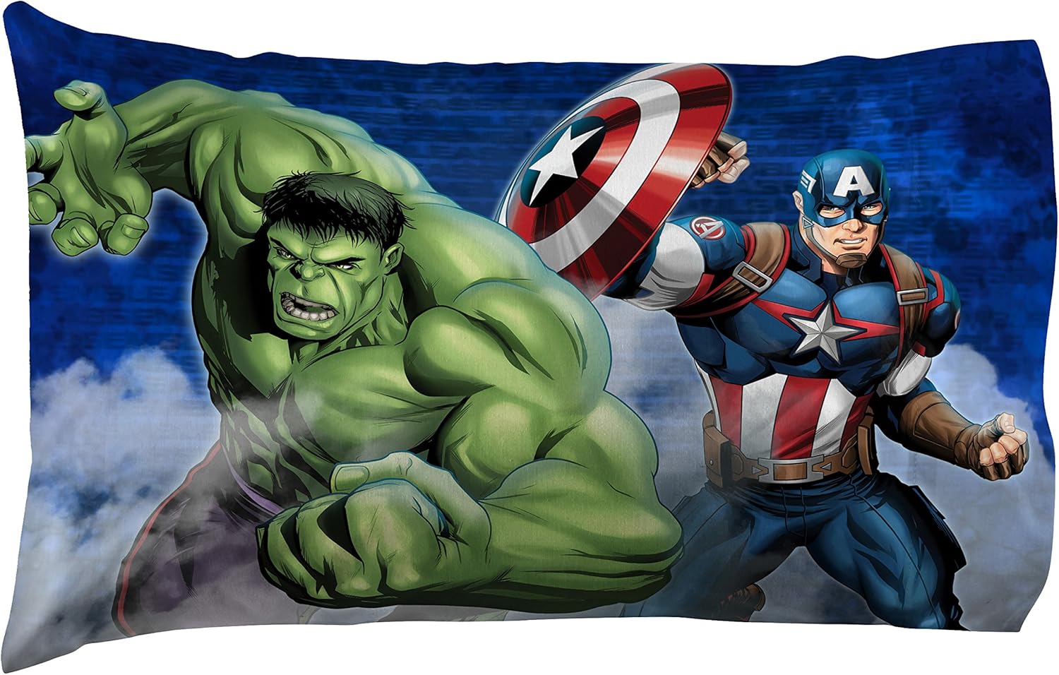 Jay Franco Marvel Avengers Blue Circle Bed Set, Twin