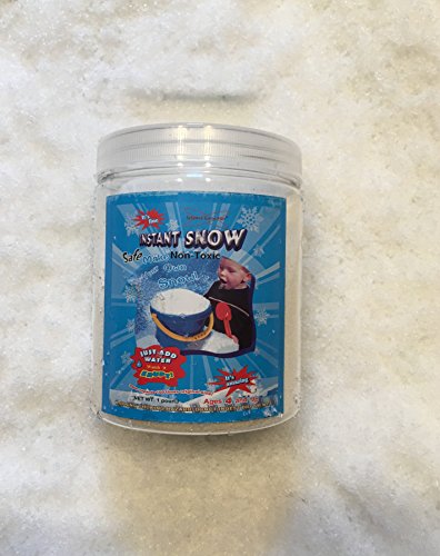 Instant Snow Powder 454 Grams: Create 8 Gallons of Fluffy Snow in Seconds