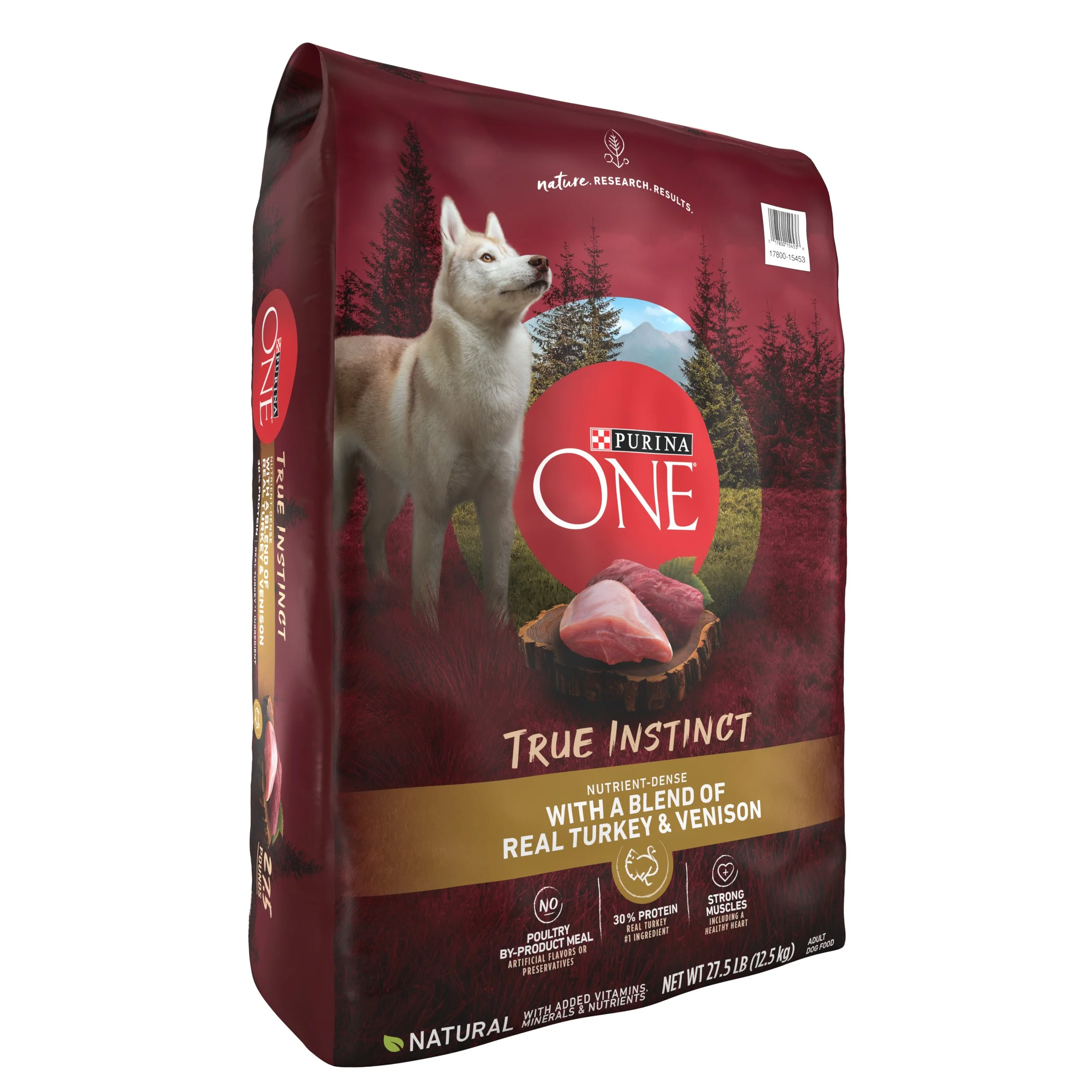 SmartBlend True Instinct Natural Dry Dog Food with Real Turkey & Venison - 27.5lbs