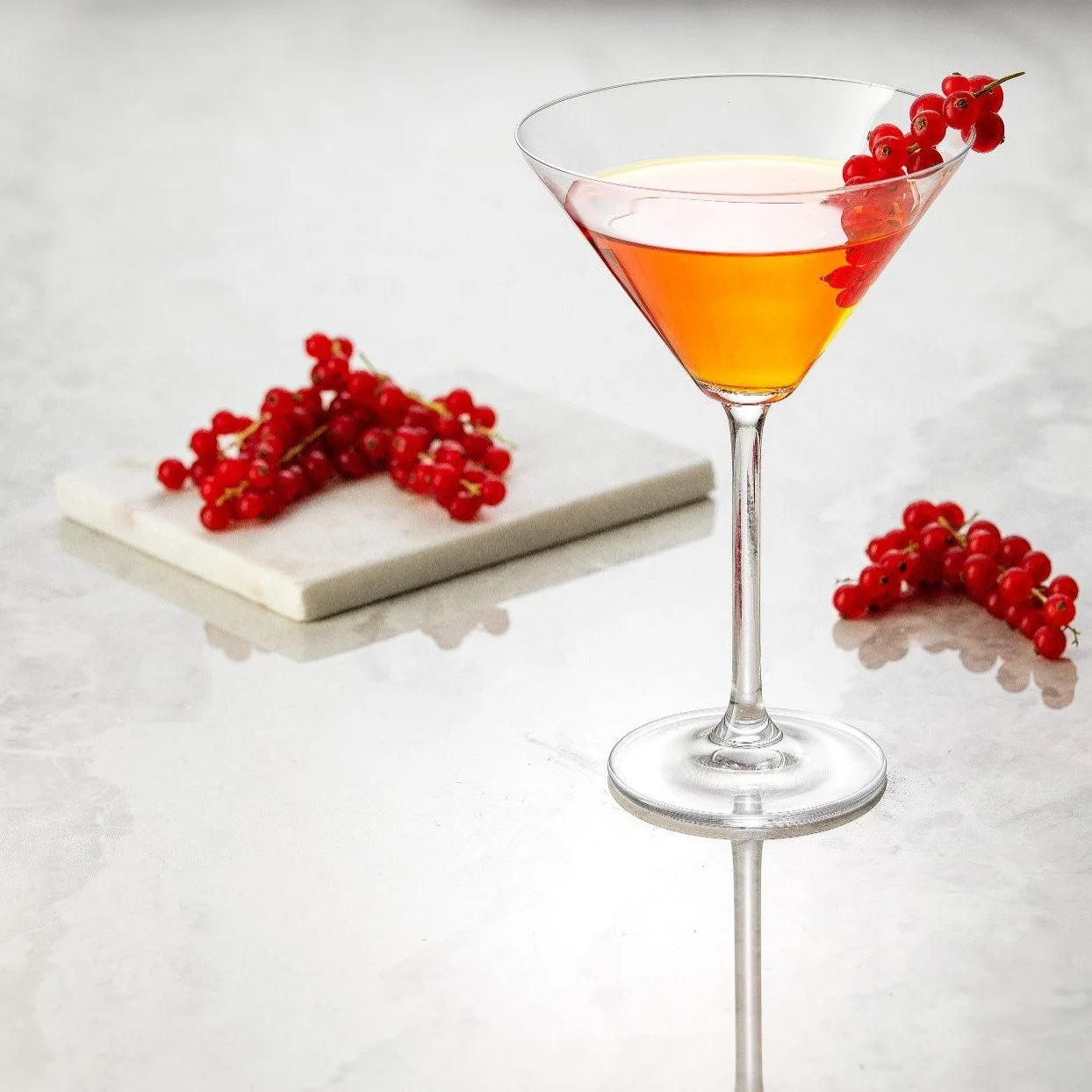 Olivia Premium Crystal Martini Glasses - 9.2 oz - Set of 2