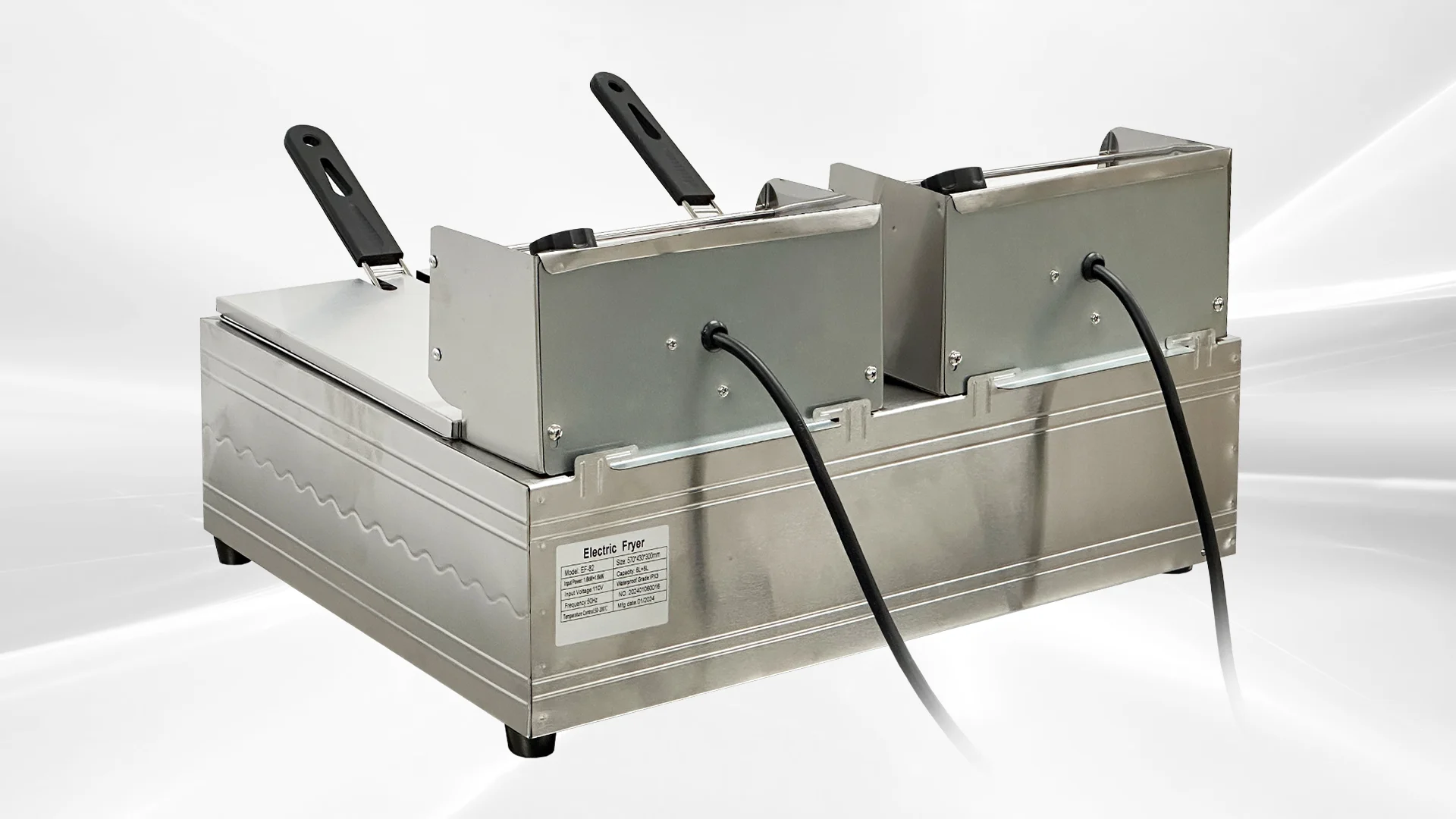 12L Electric double Deep Fryer EF-82