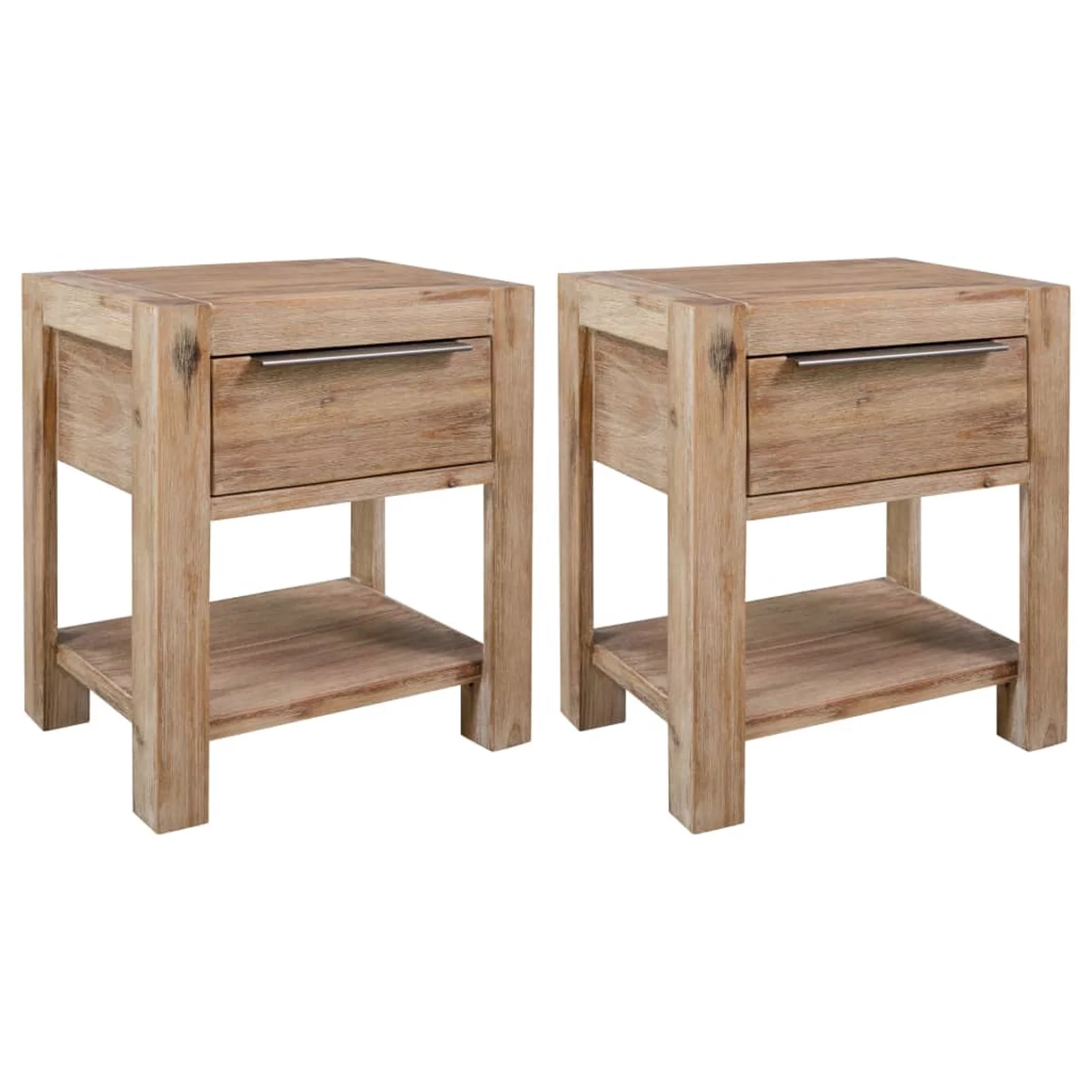 Nightstands with Drawers 2 pcs 15.7