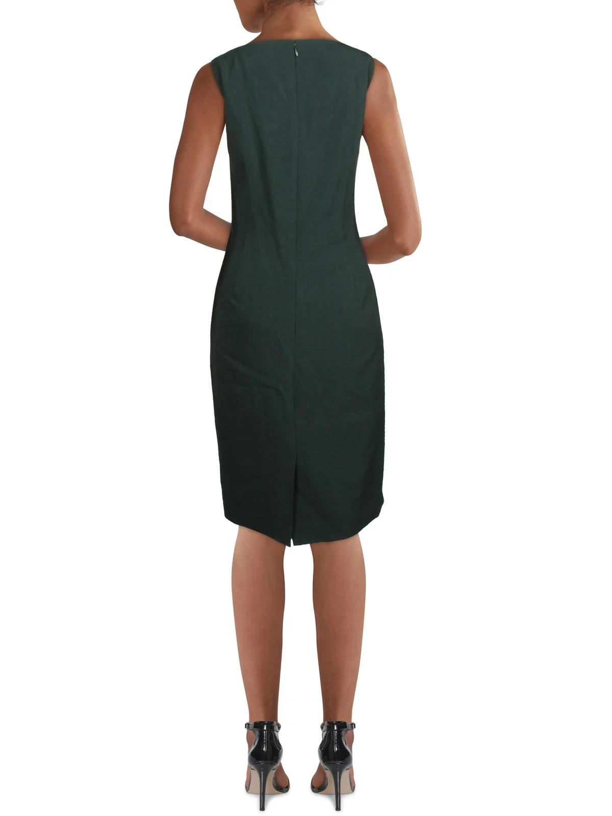 Le Suit Womens Sleeveless Knee-Length Sheath Dress