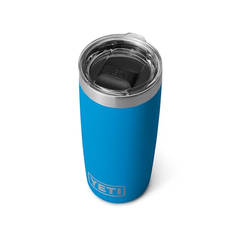 YETI Rambler 10 oz Tumbler, Stainless Steel, Vacuum Insulated with MagSlider Lid, Firefly Yellow