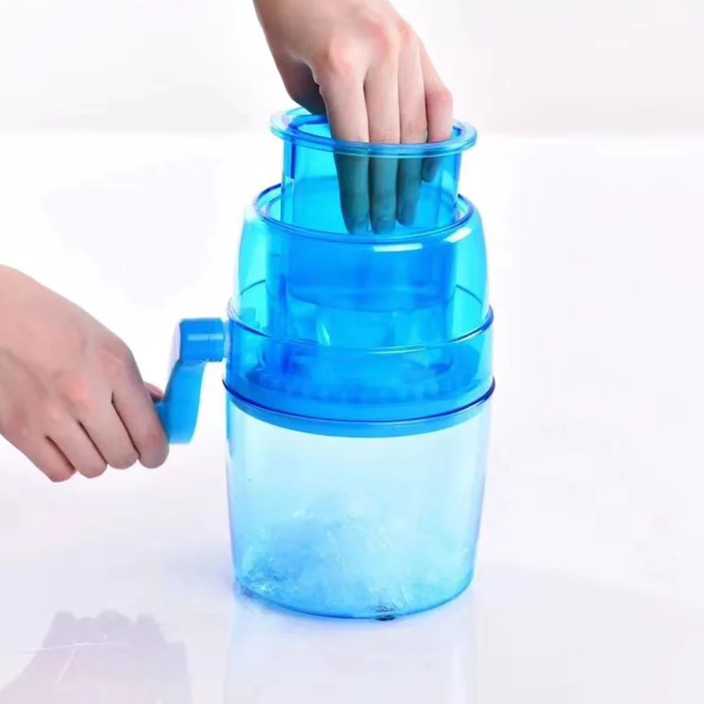 Frcolor Ice Shaver Crusher Maker Machine Shaved Mini Manual Summergrinder Household Cone Snow Home Portable Slushie Crushing