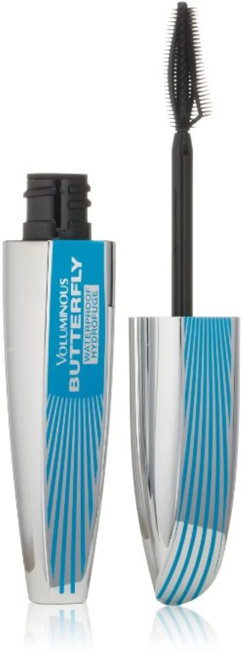 L'Oreal Paris Voluminous Butterfly Waterproof Mascara, Blackest Black [871] 0.21 oz - (Pack of 4)