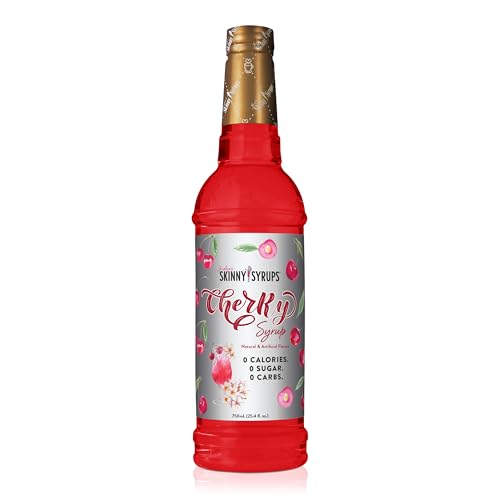 Jordan's Skinny Mixes Sugar Free Syrup, Raspberry Flavor, Fruit Flavored Water Enhancer, Drink Mix for Ice Tea, Lemonade & More, Zero Calorie Flavoring, Keto Friendly, 25.4 Fl Oz, 2 Pack